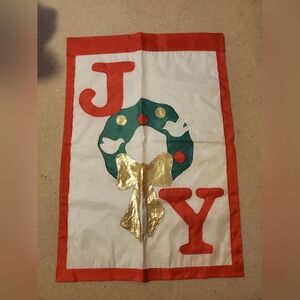 Christmas house flag